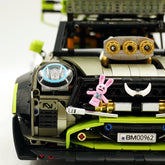 1: 10 Jet Super MINI Car Building Sets with Remote Control, Electric spray system, Electric Air Suspension and Rear Wing (2550 Pcs) - BAV BRICK